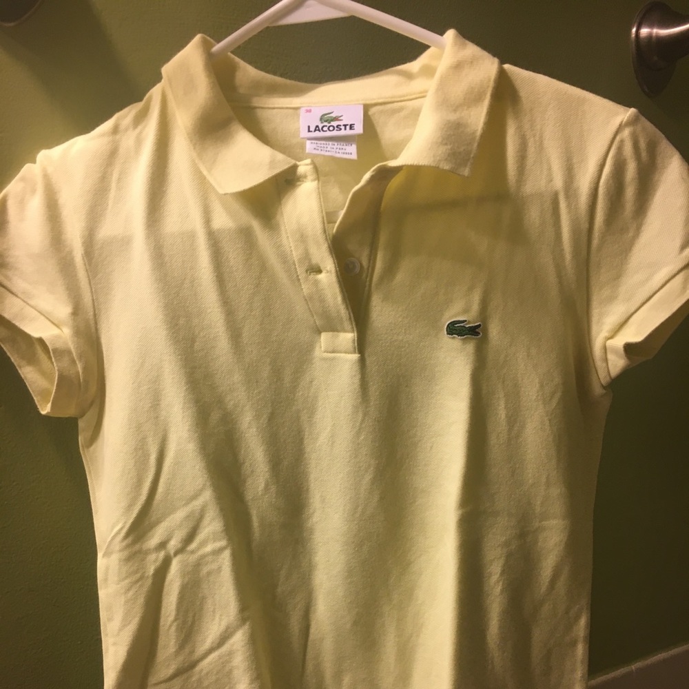 EUC, Lacoste women’s polo shirt